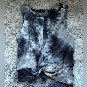 Dye wash crop top